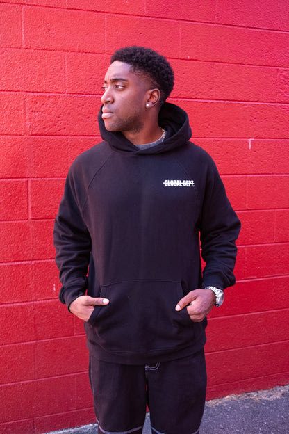 Limited Edition "Let Me Hop On Aux" Black Oversized Hoodie