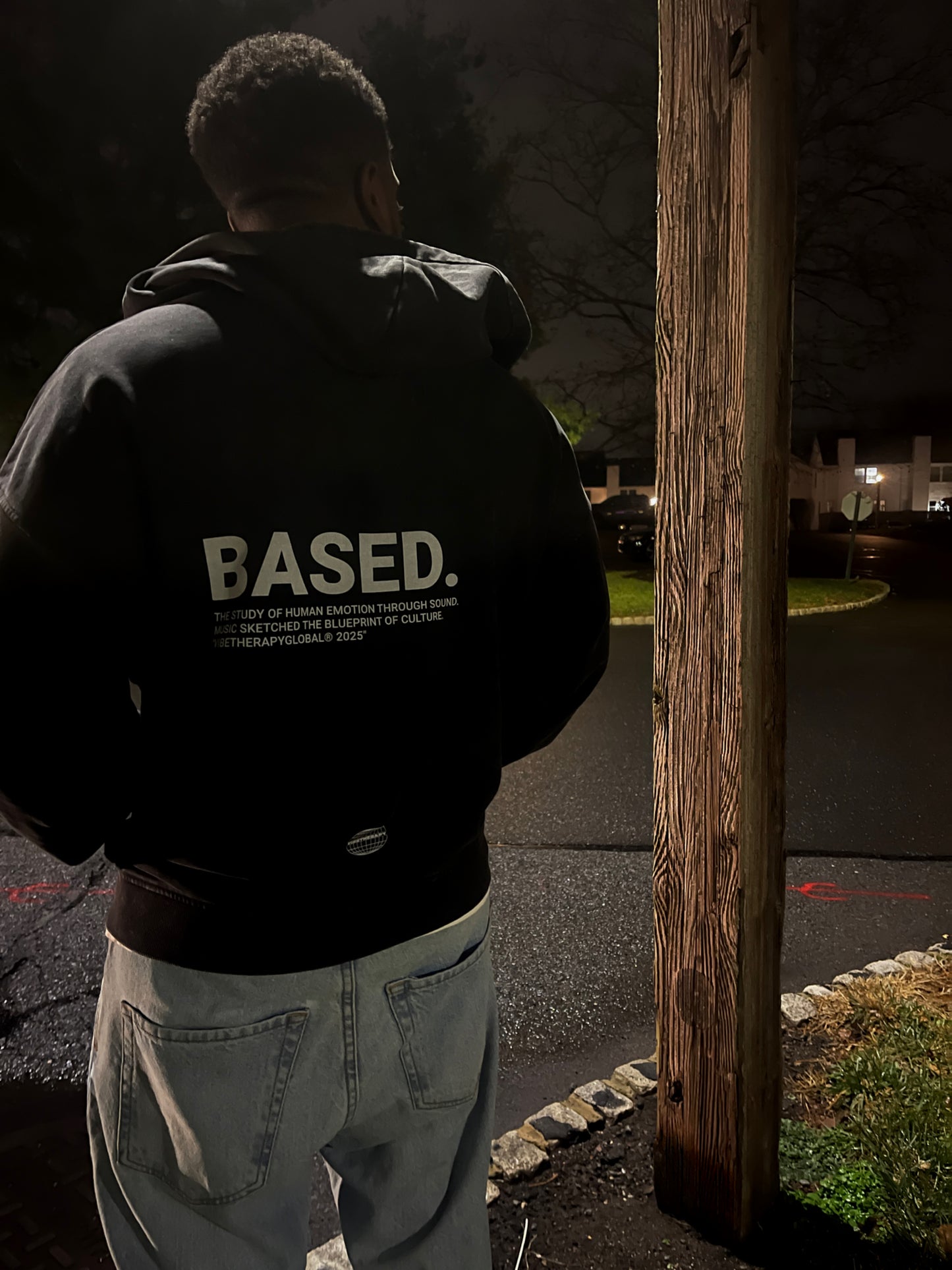 "Based." VibeTherapyGlobal® Limited Edition Zip Up Hoodie