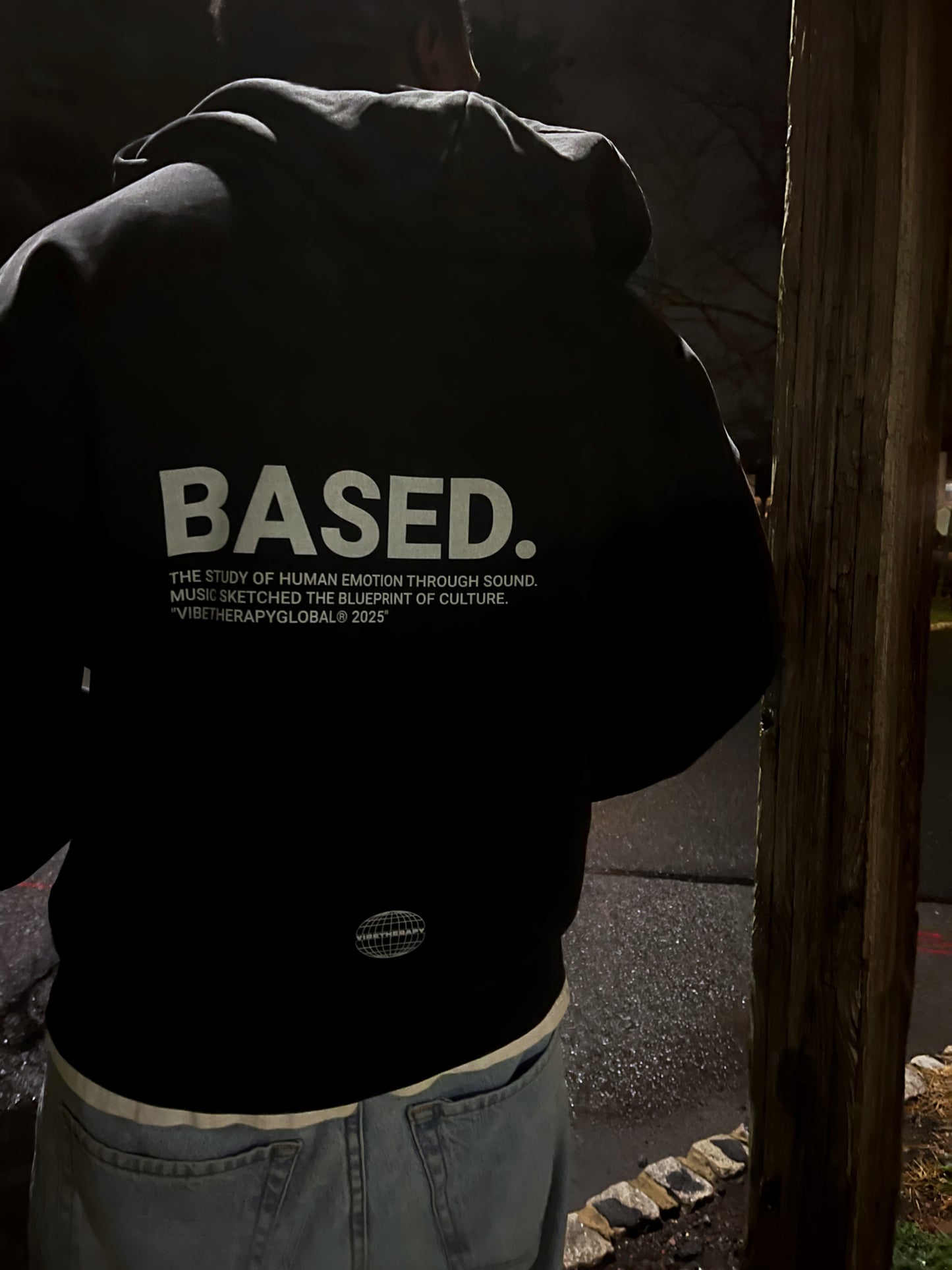 "Based." VibeTherapyGlobal® Limited Edition Zip Up Hoodie