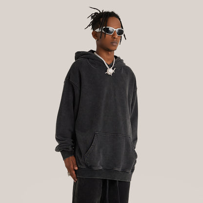 Oversized Heavyweight 'World' Graphic Hoodie