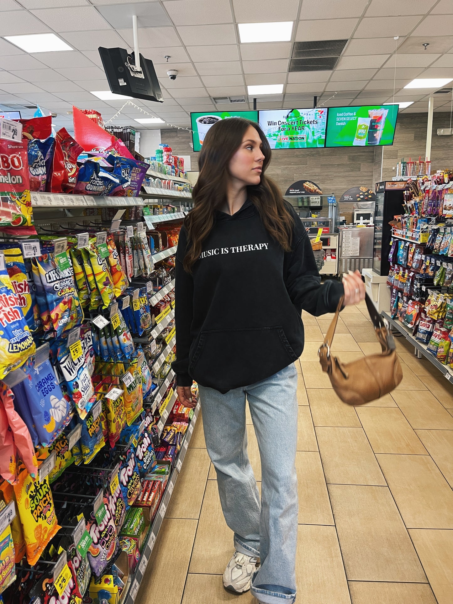 Oversized Heavyweight 'Therapy' Hoodie