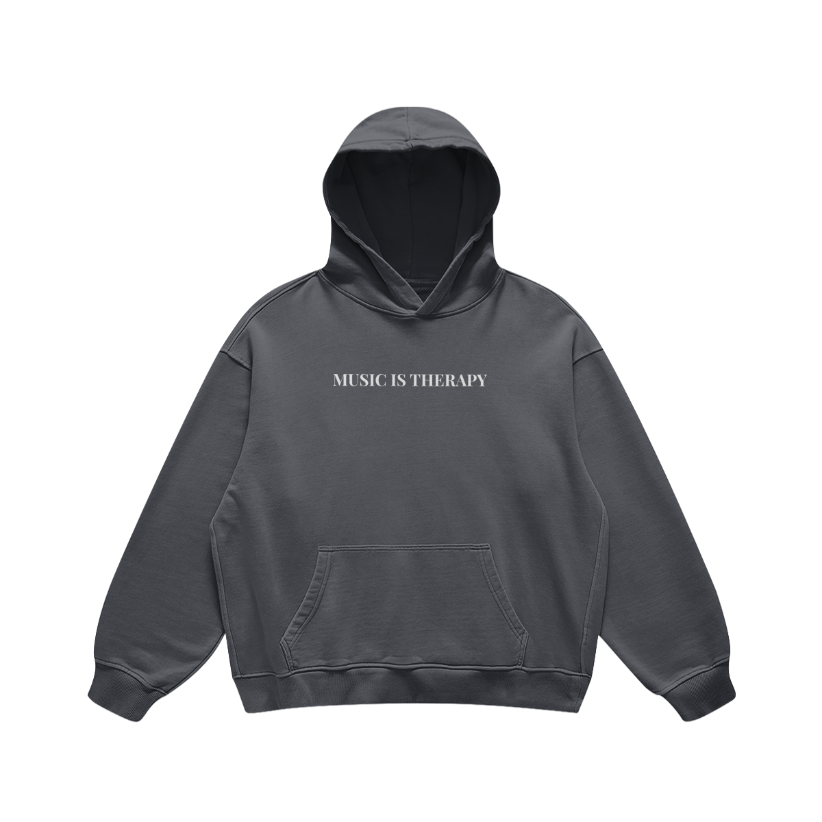 Oversized Heavyweight 'Therapy' Hoodie