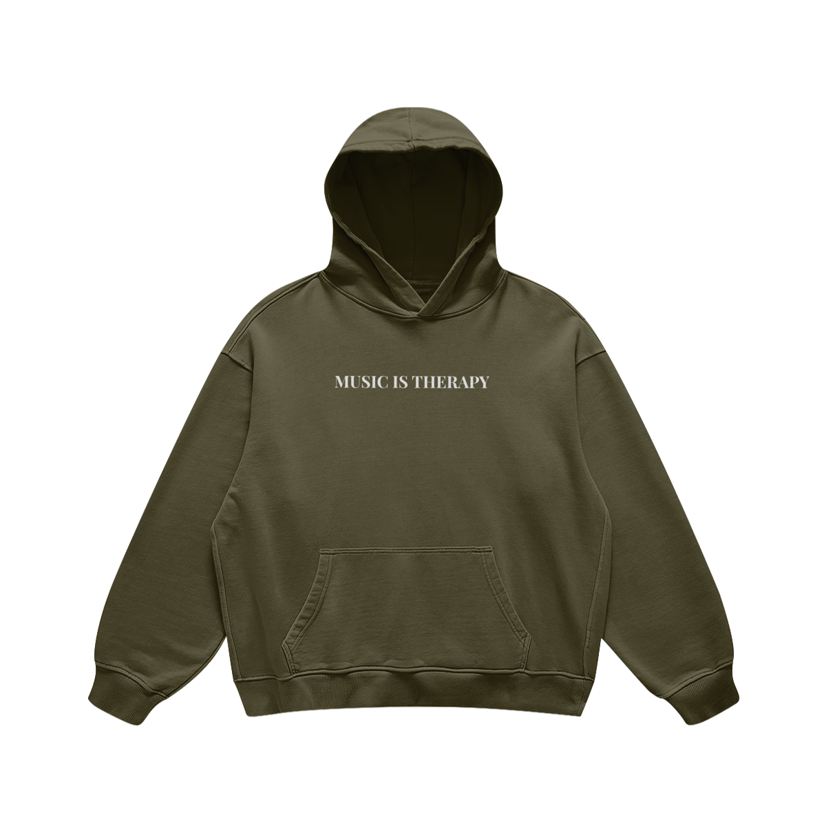 Oversized Heavyweight 'Therapy' Hoodie