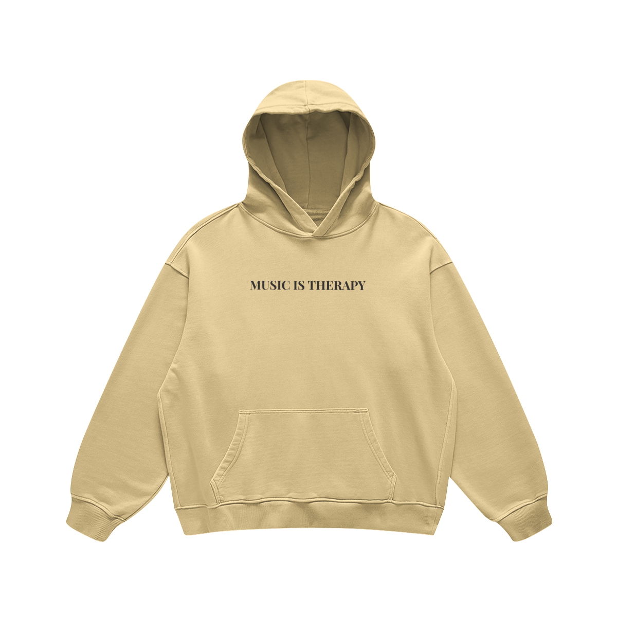 Oversized Heavyweight 'Therapy' Hoodie