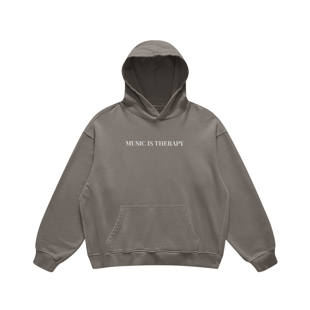 Oversized Heavyweight 'Therapy' Hoodie