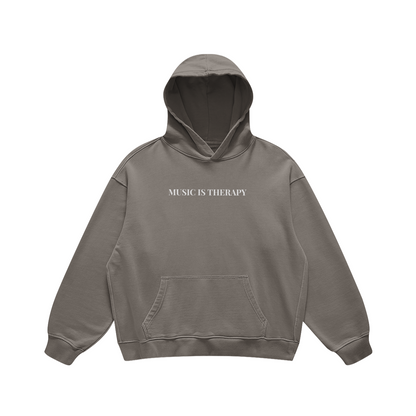 Oversized Heavyweight 'Therapy' Hoodie