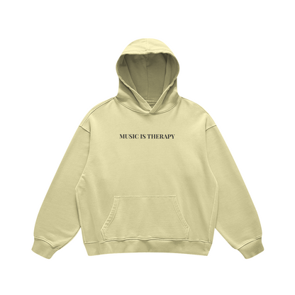 Oversized Heavyweight 'Therapy' Hoodie