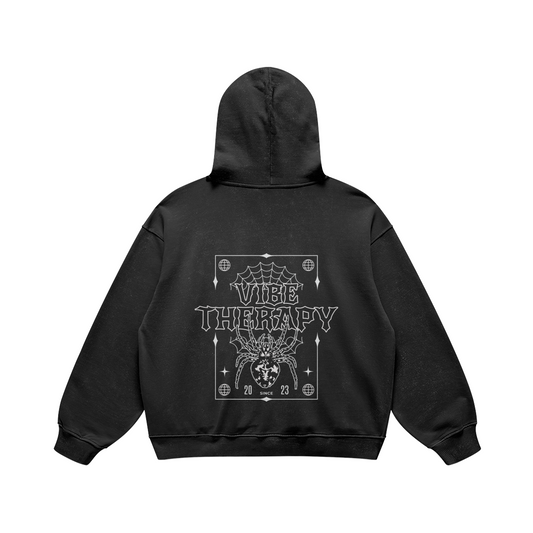 Oversized Heavyweight 'Spider' Graphic Hoodie