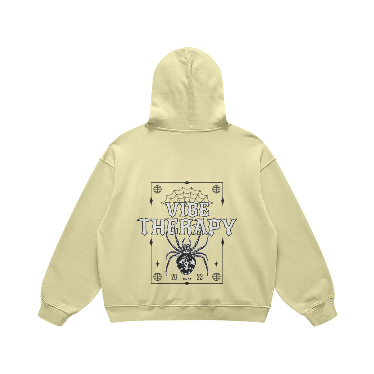 Oversized Heavyweight 'Spider' Graphic Hoodie