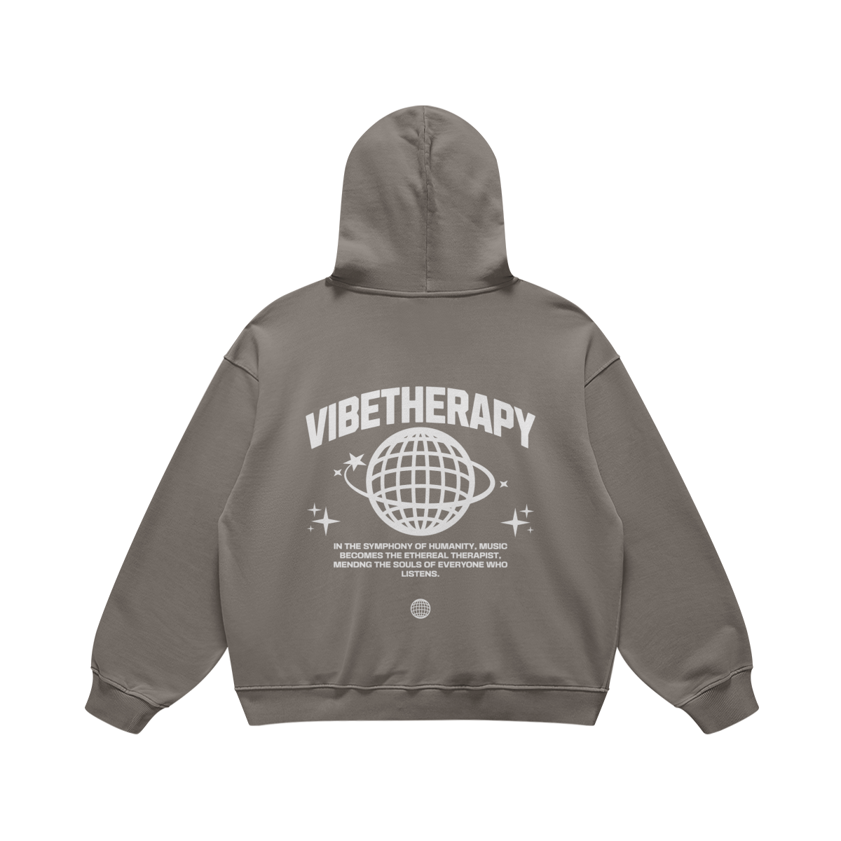 Oversized Heavyweight 'Humanity' Graphic Hoodie