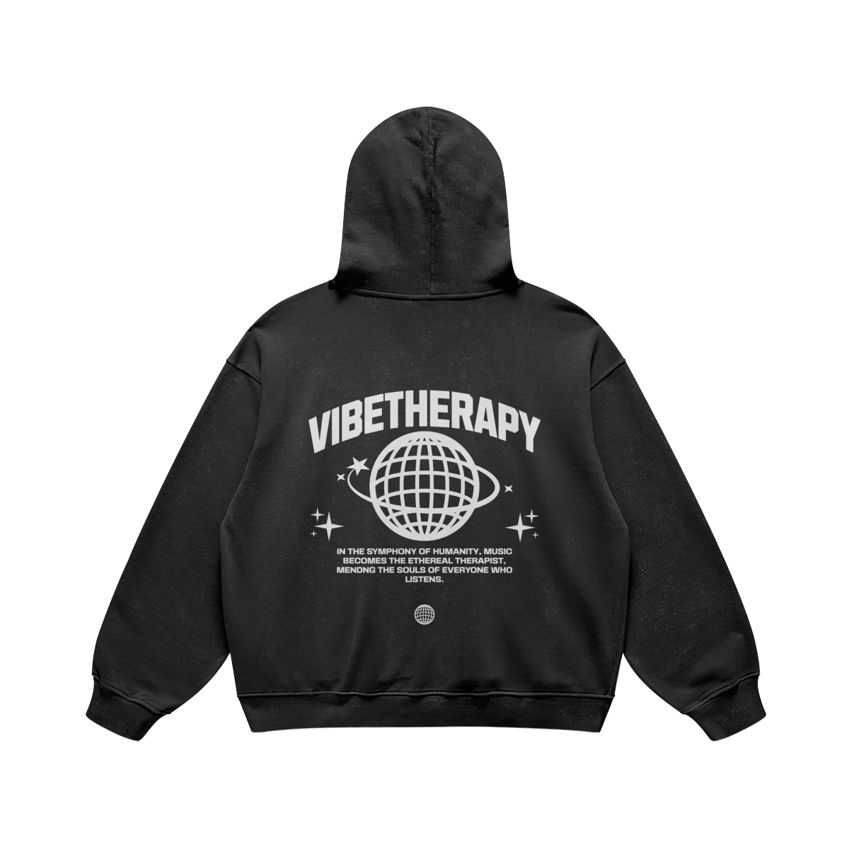 Oversized Heavyweight 'Humanity' Graphic Hoodie