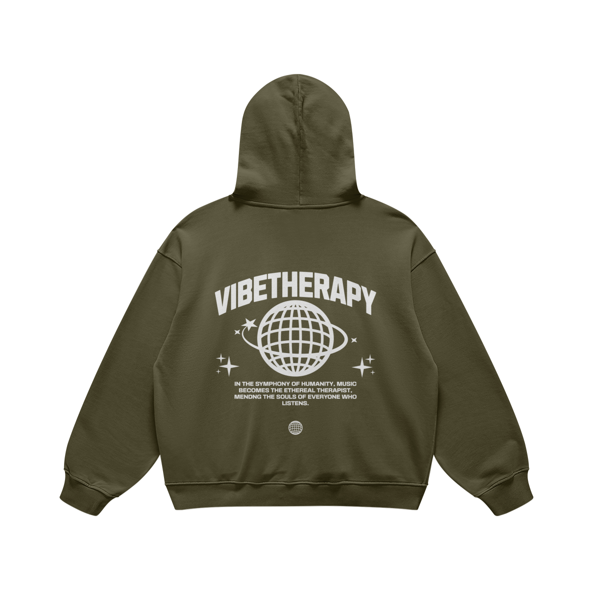 Oversized Heavyweight 'Humanity' Graphic Hoodie