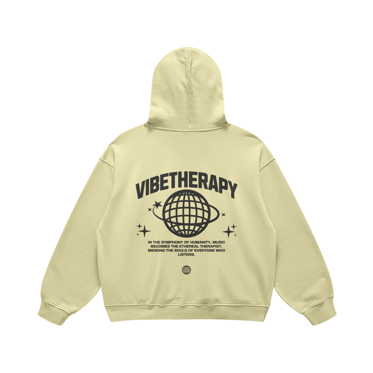 Oversized Heavyweight 'Humanity' Graphic Hoodie